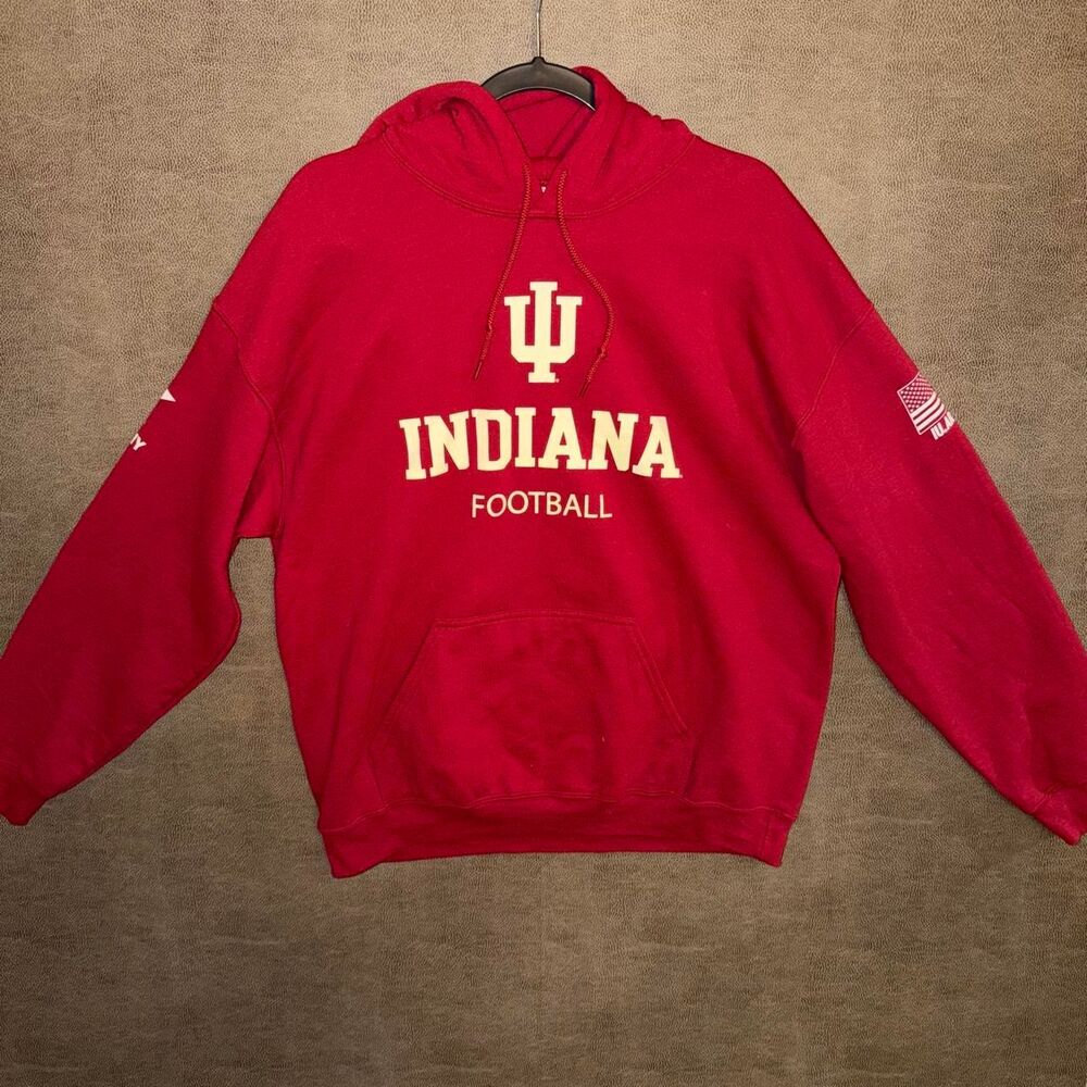 Gildan Indiana Hoosiers Football Pullover Hoodie